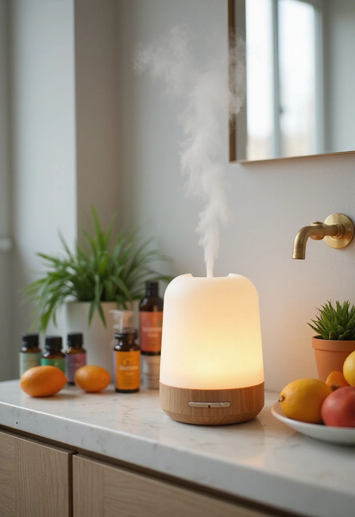 29 Bathroom Smell Hacks To Keep It Fresh All Day - 1. Essential Oil Diffusers