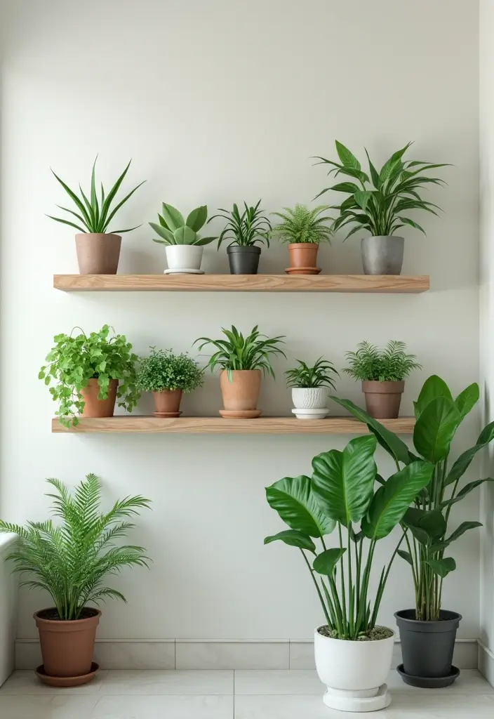 29 Bathroom Smell Hacks To Keep It Fresh All Day - 11. Air Purifying Plants