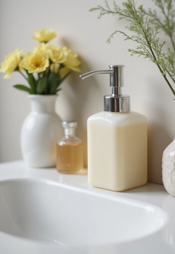 29 Bathroom Smell Hacks To Keep It Fresh All Day - 12. Scented Soap Dispenser