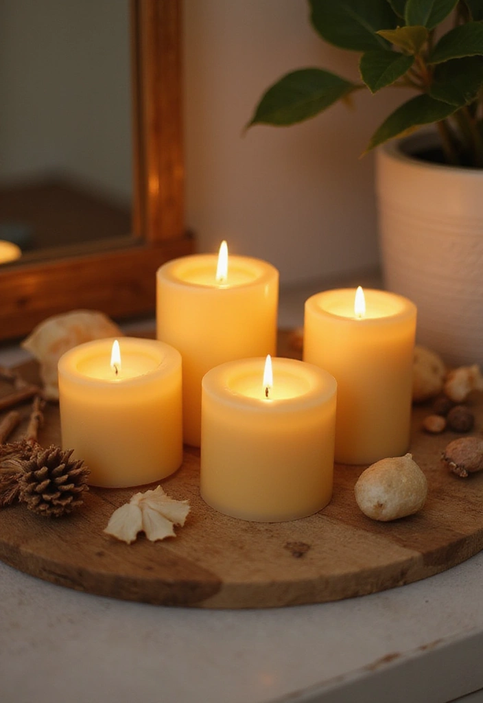 29 Bathroom Smell Hacks To Keep It Fresh All Day - 23. Natural Beeswax Candles