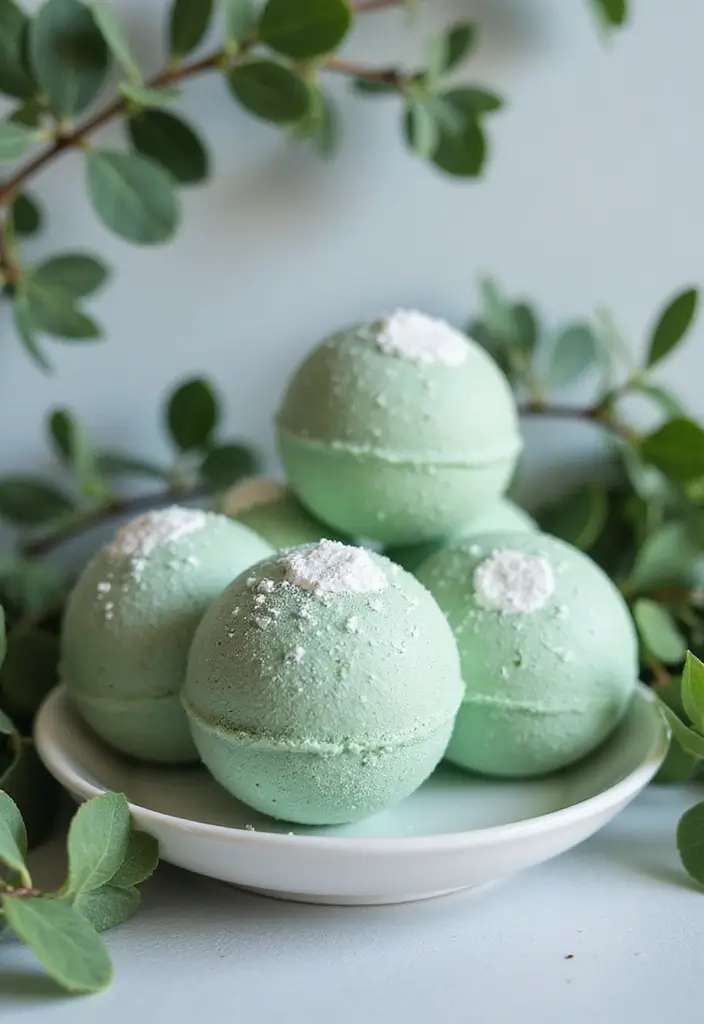29 Bathroom Smell Hacks To Keep It Fresh All Day - 26. Eucalyptus Shower Bombs
