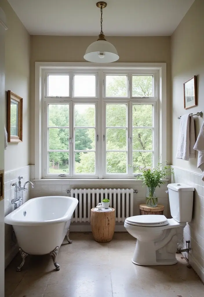 29 Bathroom Window Ideas That Let In Light - 15. Small Casement Windows