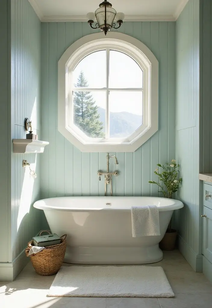 29 Bathroom Window Ideas That Let In Light - 18. Porthole Windows