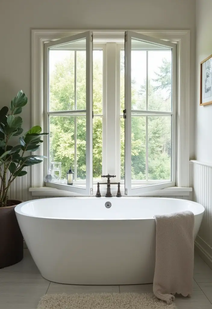 29 Bathroom Window Ideas That Let In Light - 27. Tilt-and-Turn Windows
