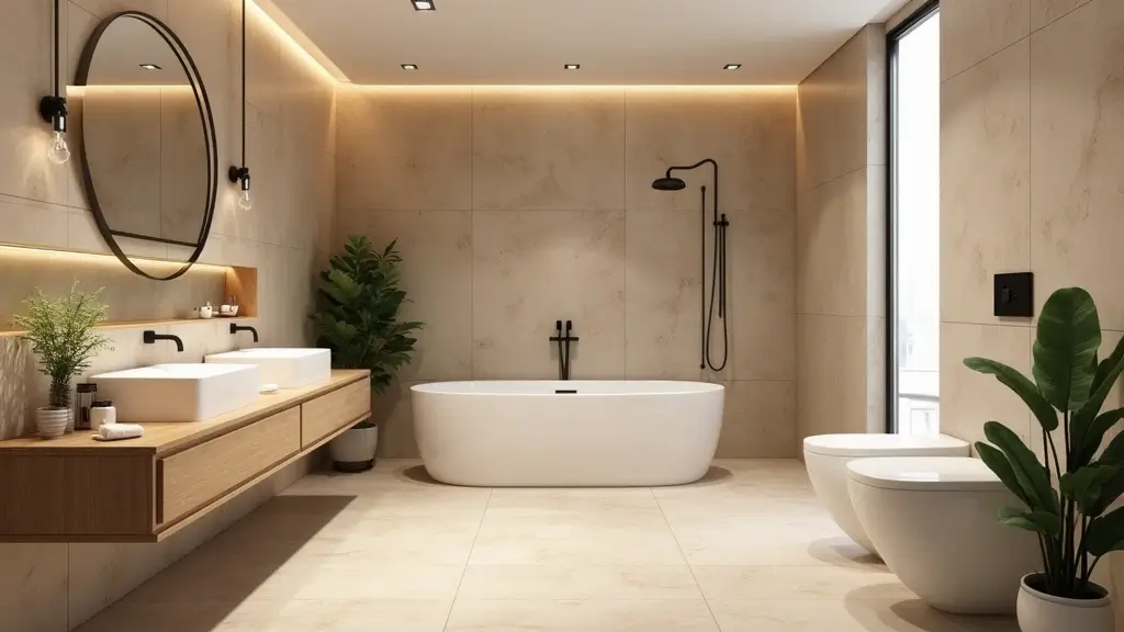 29 Beige Bathroom Tile Ideas That Feel Warm And Timeless