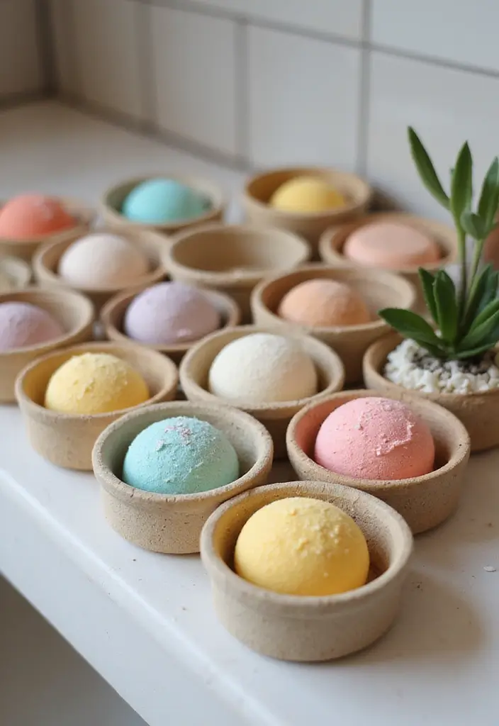 29 Girls Bathroom Organization Ideas That Actually Work - 28. Sustainable Bath Bomb Containers