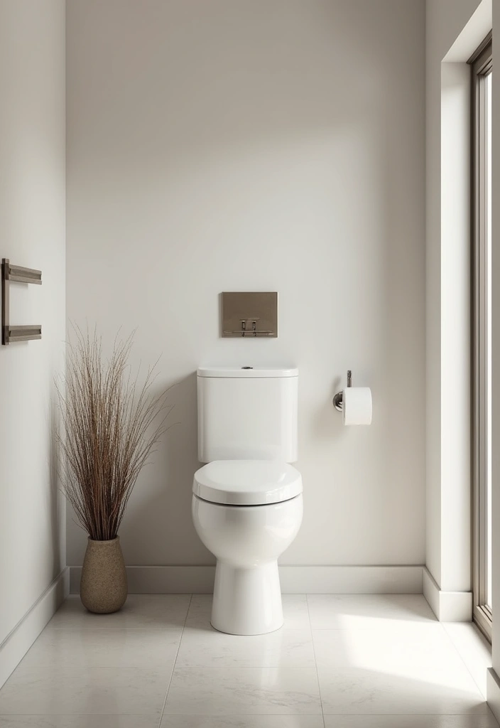 29 Powder Bathroom Ideas That Impress Guests - 16. Minimalistic Approach