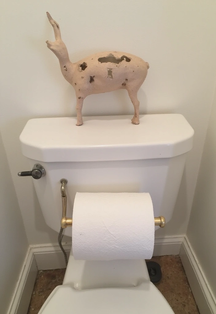 29 Quirky Bathroom Ideas That Add Personality - 24. Quirky Toilet Paper Holder