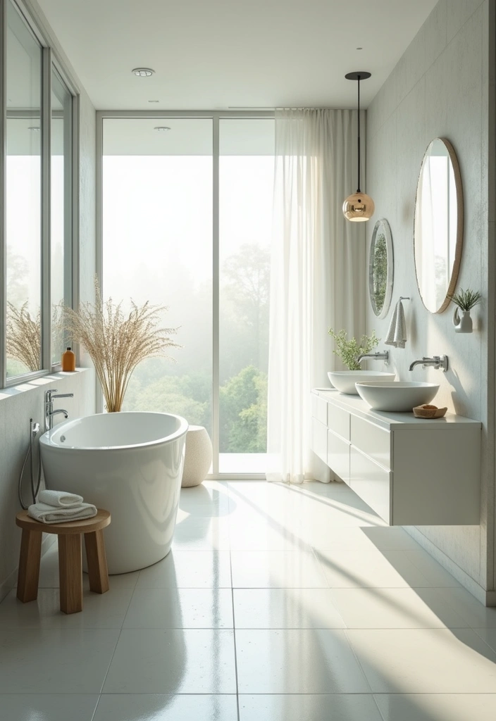 29 Simple Guest Bathroom Ideas That Feel Inviting - 11. Use Natural Light