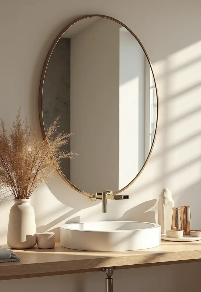 29 Simple Guest Bathroom Ideas That Feel Inviting - 16. Elegant Mirrors
