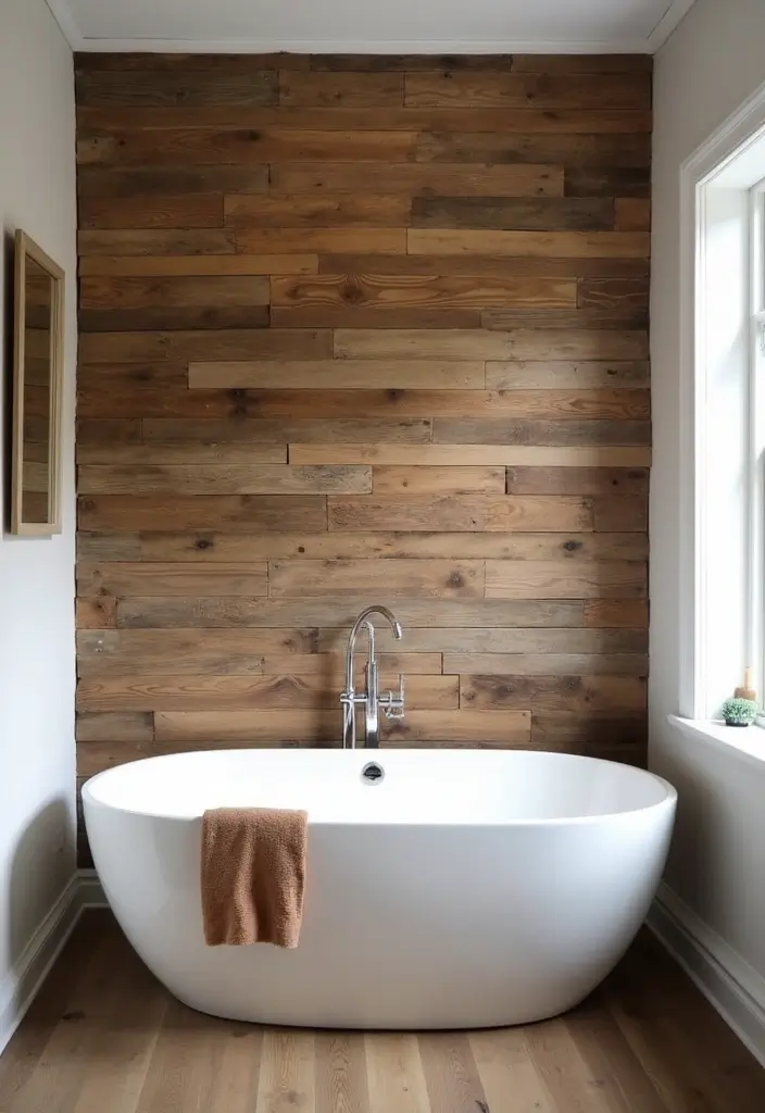 29 Simple Guest Bathroom Ideas That Feel Inviting - 17. Textured Walls