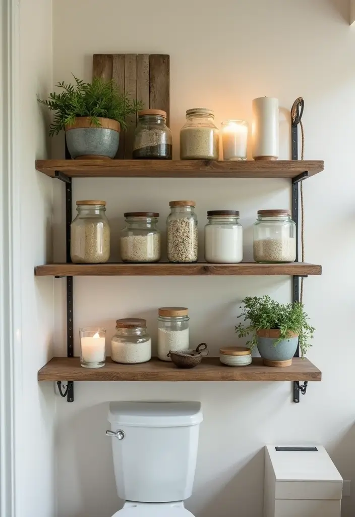 29 Simple Guest Bathroom Ideas That Feel Inviting - 6. Upcycling Decor