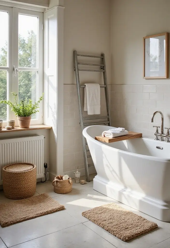 29 Small Bathroom Rug Ideas That Add Texture - 29. Eco-Friendly Bath Mats