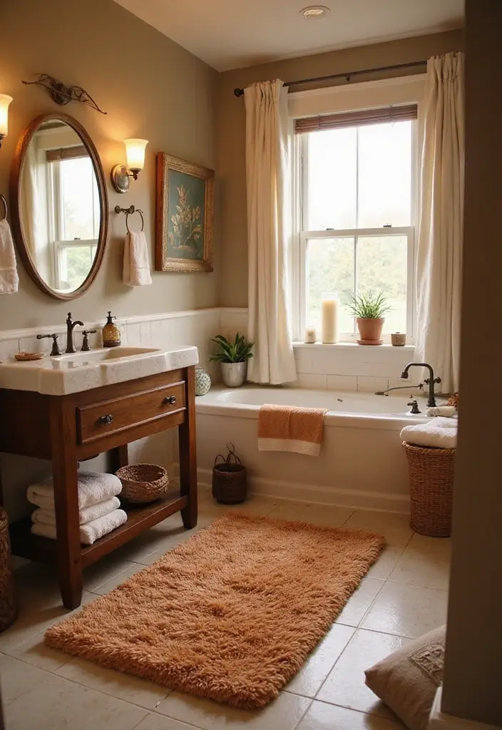 29 Small Bathroom Rug Ideas That Add Texture - 9. Fleece Rugs