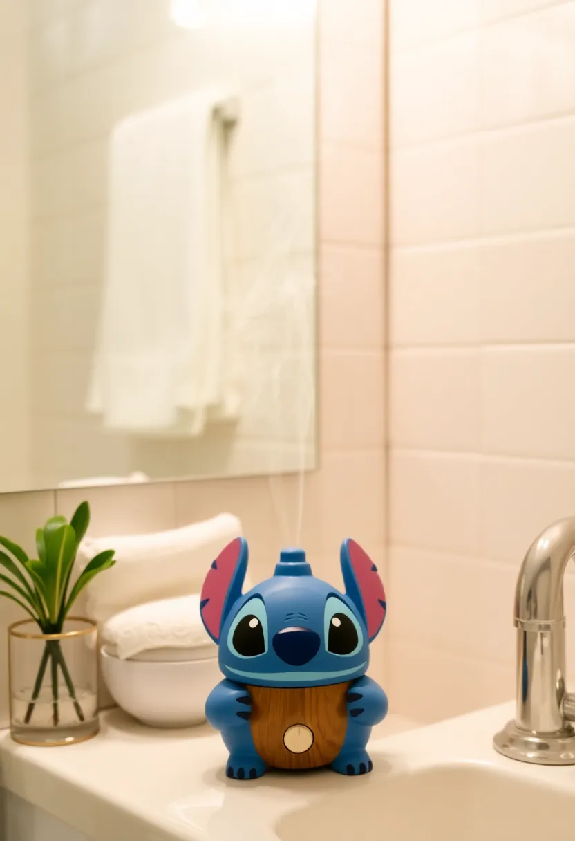 29 Stitch Bathroom Ideas That Are Cute And Playful - 20. Stitch Oil Diffuser