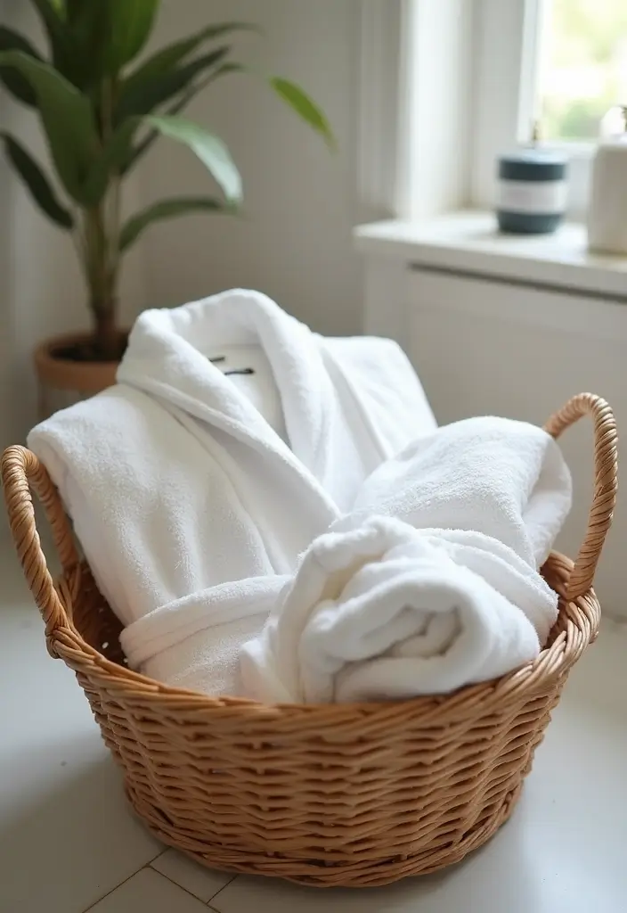 29 Wedding Bathroom Basket List Essentials Guests Will Appreciate - 27. Cozy Robes