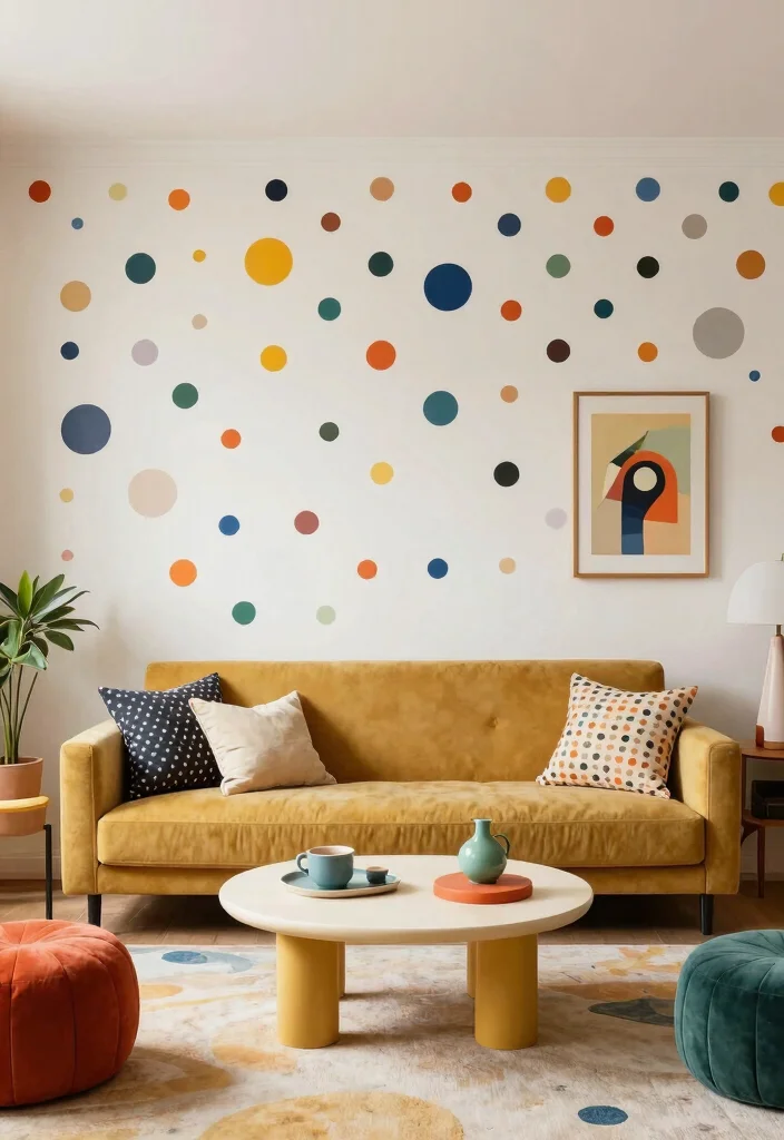 15 Beadboard Half Wall Living Room Ideas Classic Cottage Charm - 10. Whimsical Patterns 1