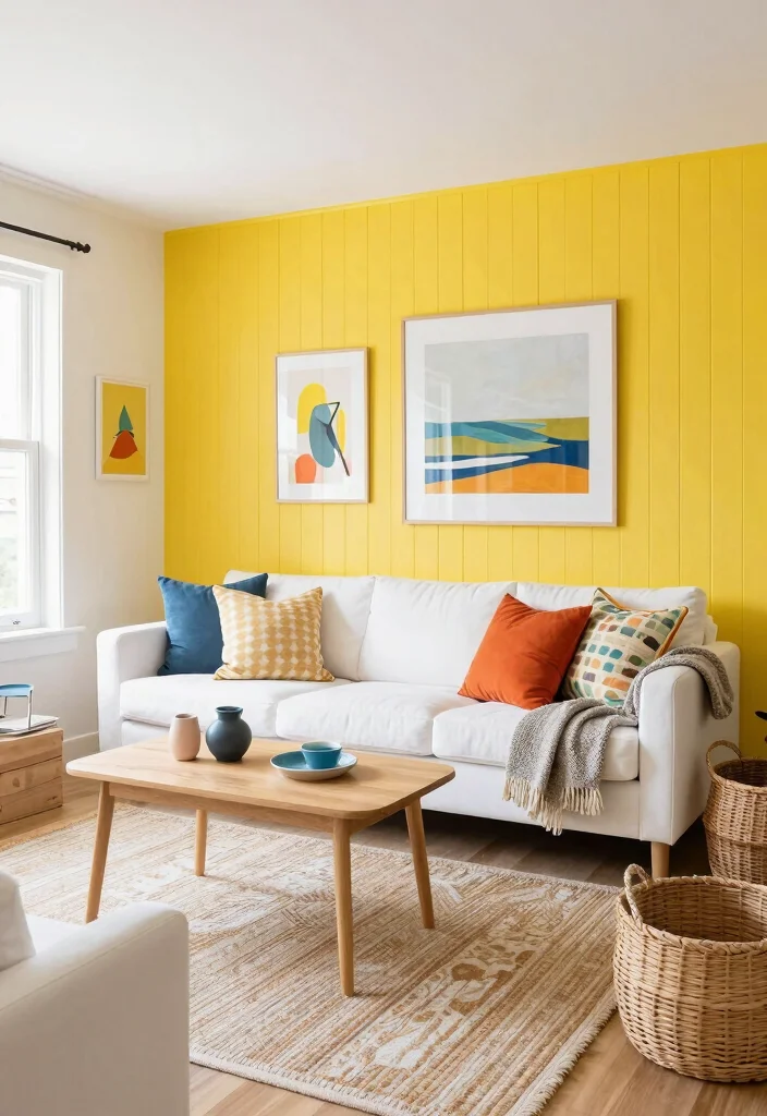 15 Beadboard Half Wall Living Room Ideas Classic Cottage Charm - 6. Bright and Breezy! 1