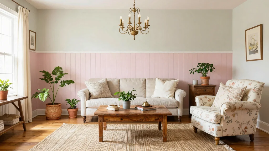 15 Beadboard Half Wall Living Room Ideas Classic Cottage Charm