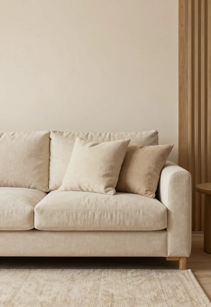 15 Beige Sofa Living Room Color Schemes Ideas Soft Palettes - 5. Monochromatic Magic 1