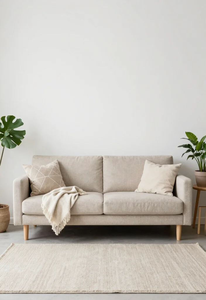 15 Beige Sofa Living Room Color Schemes Ideas Soft Palettes - 9. Scandinavian Simplicity 1