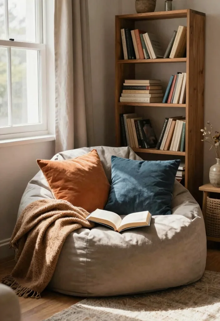 15 Country Bedroom Ideas for Teenagers: Cozy Youthful Charm - 11. Cozy Reading Nook 1