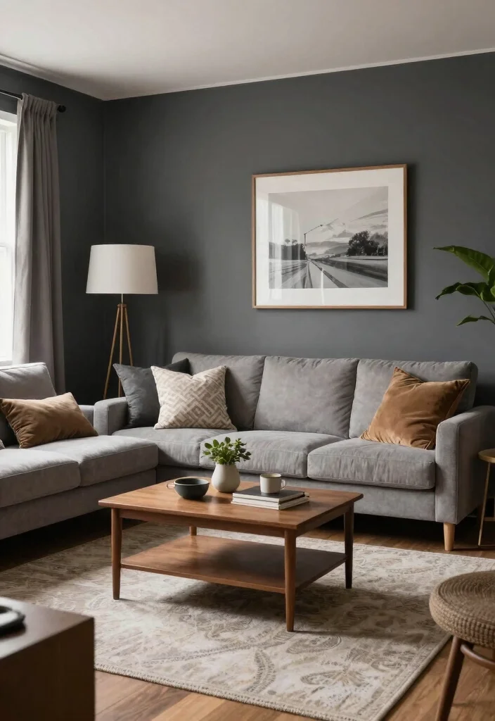 15 Dark Gray Walls Living Room Ideas Moody Modern Style - Conclusion 1
