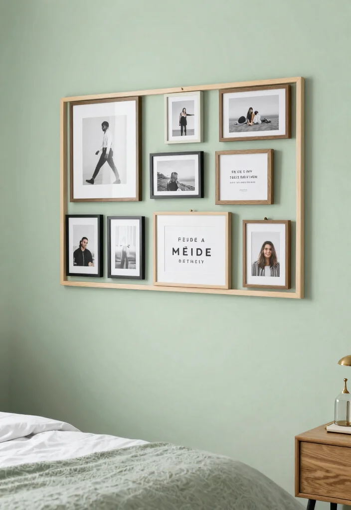 15 Light Sage Green Bedroom Ideas for an Airy, Peaceful Look - 15. Personal Touches 1