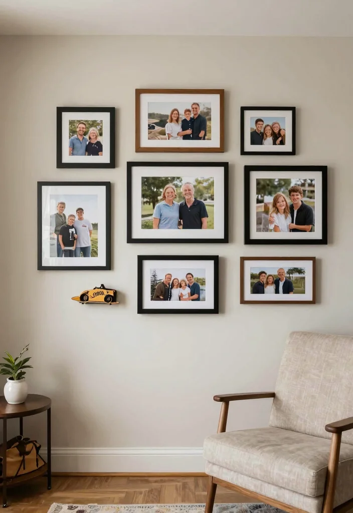 15 Media Wall Small Living Room Ideas for a Compact Stylish Setup - 13. Personal Touches 1