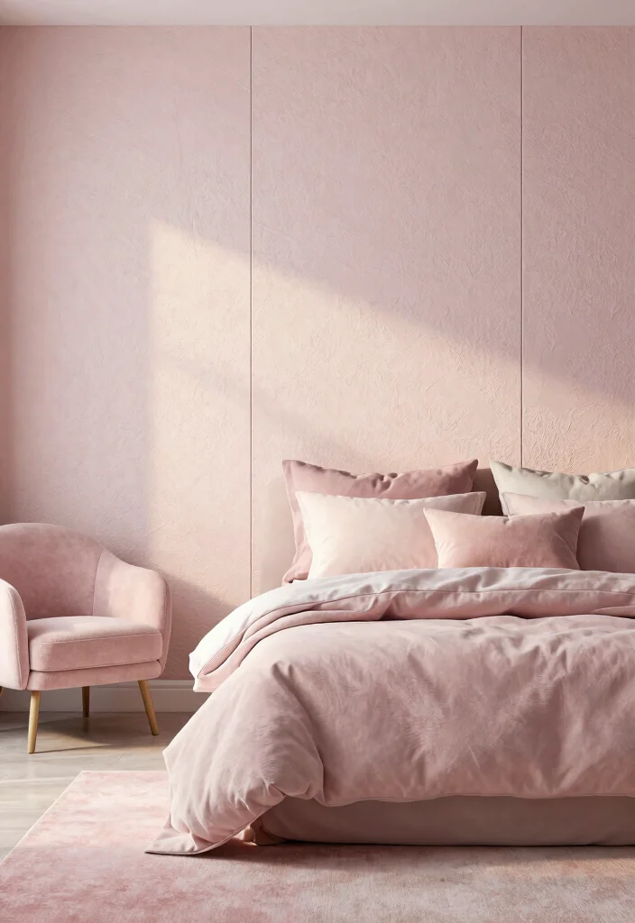 15 PVC Wall Panels Bedroom Ideas Modern Affordable Finish - 10. Soft Textured Panels 1