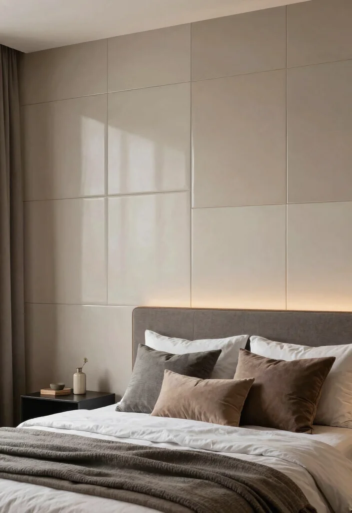 15 PVC Wall Panels Bedroom Ideas Modern Affordable Finish - 13. Layering and Texturing 1