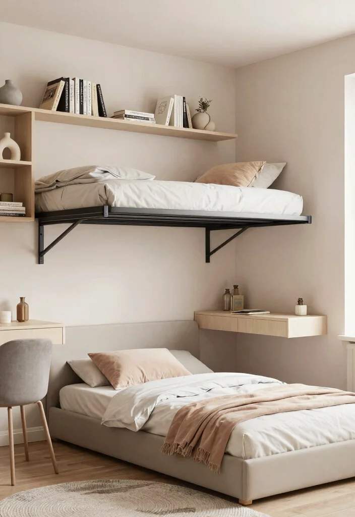 15 Small Room Layout Bedroom Ideas to Maximize Every Inch - 2. Murphy Bed Magic 1