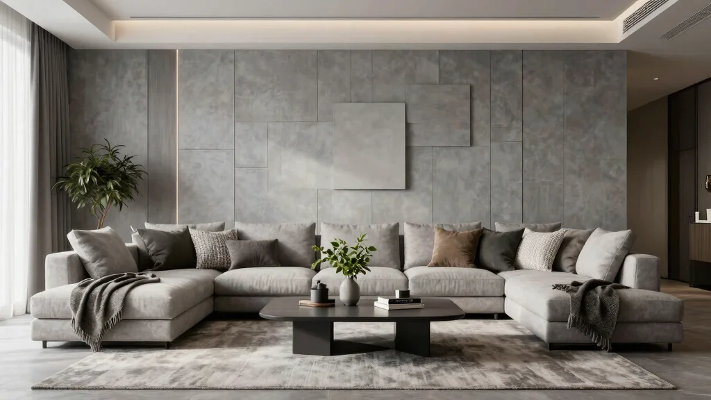 15 Wall Panel Ideas Living Room Grey Modern Texture