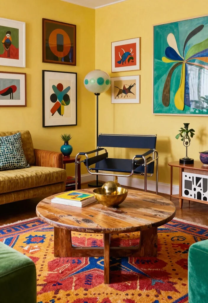 15 Wassily Chair Living Room Ideas: Iconic Modern Statement - 3. Eclectic Mix 1