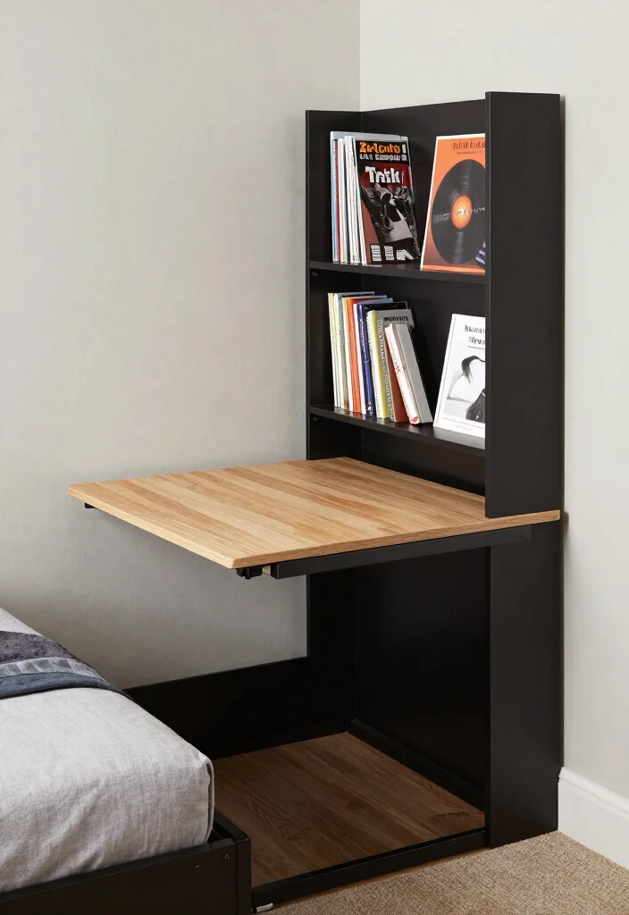 16 Bedroom Music Studio Ideas: Creative Sound-Friendly Spaces - 6. Multi-Functional Furniture 1