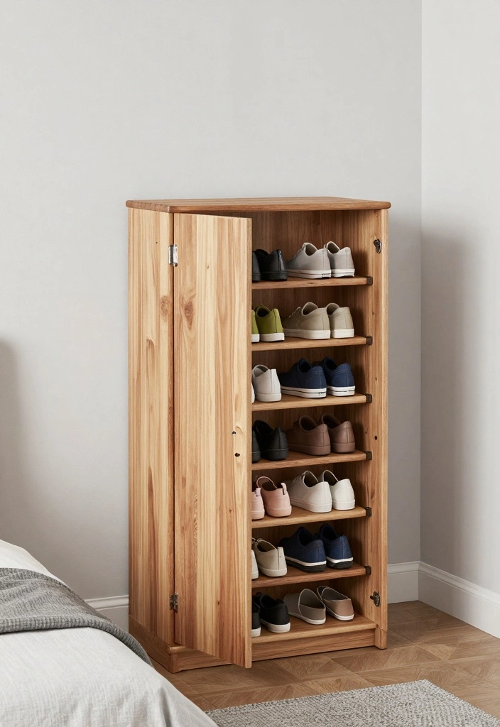 16 Bedroom Shoe Storage Ideas: Organized Stylish Solutions - 9. Modular Shoe Cabinets 1