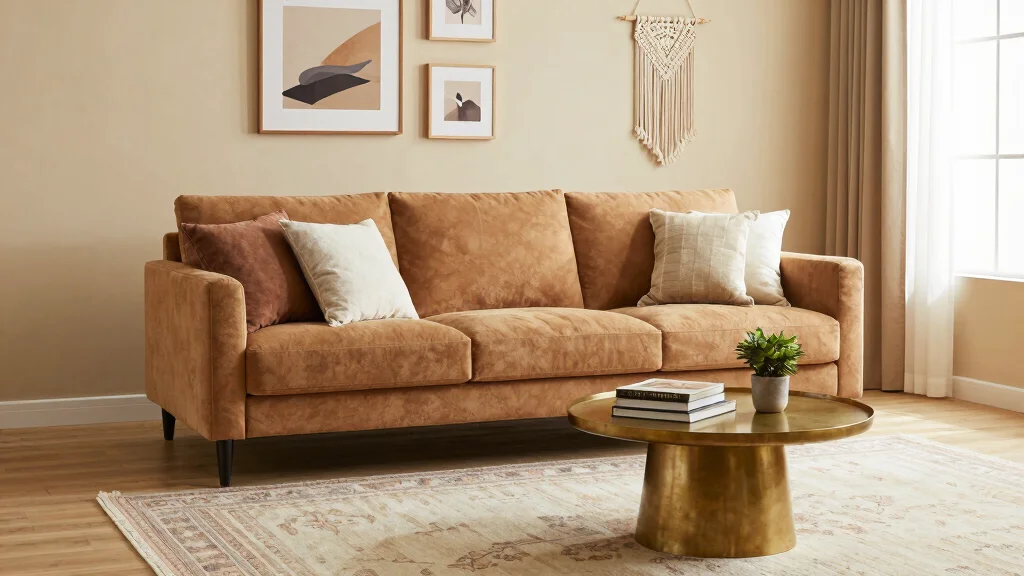 16 Camel Sofa Living Room Ideas: Warm Neutral Elegance