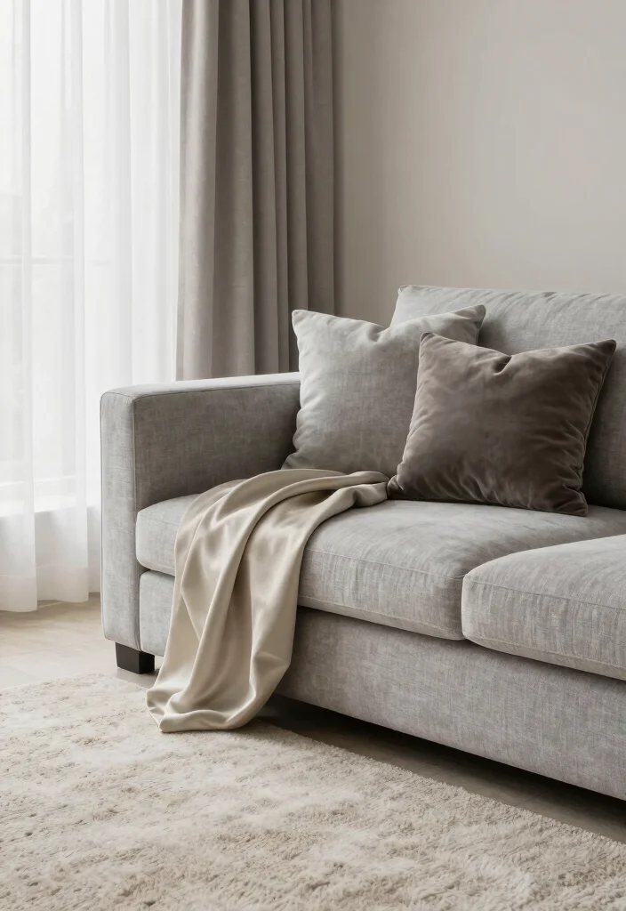 16 Elle Decor Living Room Ideas High End Editorial Style - 6. Textured Fabrics and Materials 1