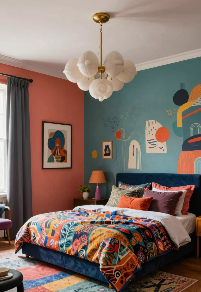 16 Fandelier Ceiling Fans Bedroom Ideas Stylish Comfort - 12. Artistic Flair 1