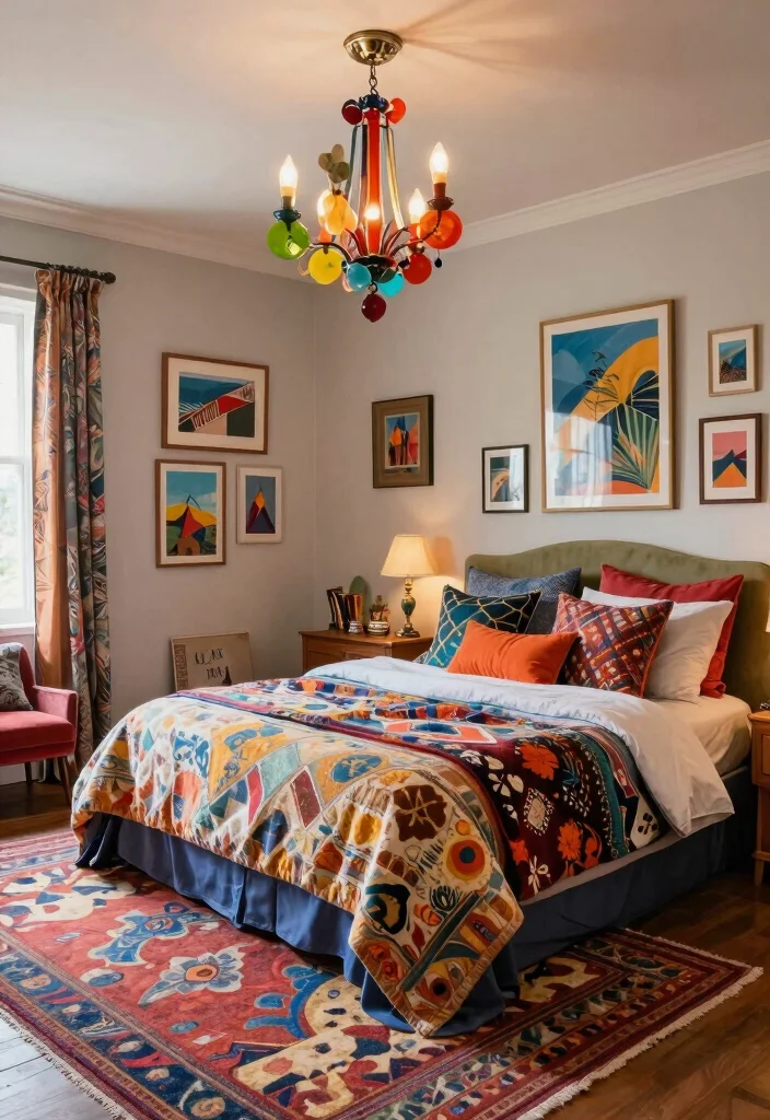 16 Fandelier Ceiling Fans Bedroom Ideas Stylish Comfort - 6. Eclectic Mix and Match 1