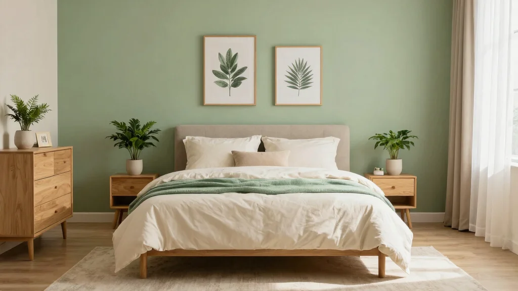 16 Green and Cream Bedroom Ideas: Soft Calm Harmony