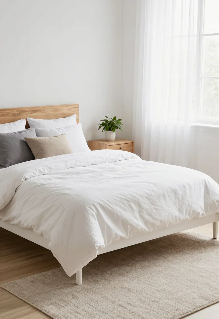16 IKEA Room Ideas Bedroom Scandinavian Clean Style - 1. Cozy White and Wood 1