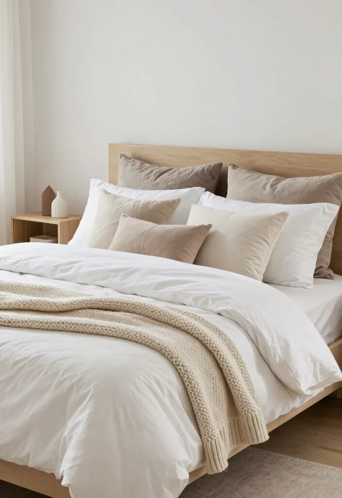 16 IKEA Room Ideas Bedroom Scandinavian Clean Style - 10. Elegant Bedding Layers 1