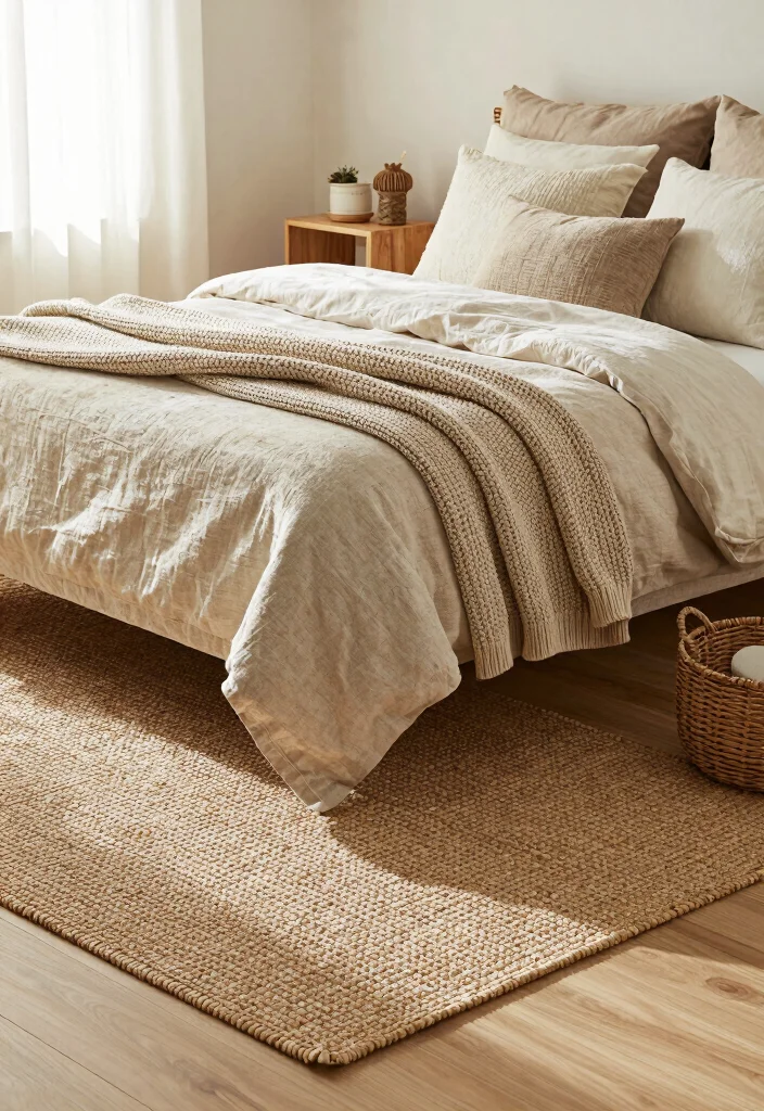 16 IKEA Room Ideas Bedroom Scandinavian Clean Style - 5. Natural Textures 1