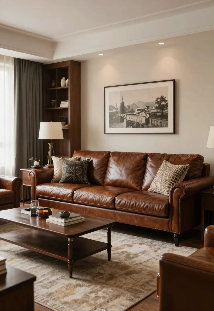 16 Living Room With Leather Sofa Ideas Timeless Masculine Chic - Conclusion 1