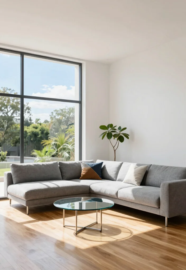 16 Living Room With Window Wall Ideas Bright Open Layouts - 1. The Clean Lines of Modern Minimalism 1