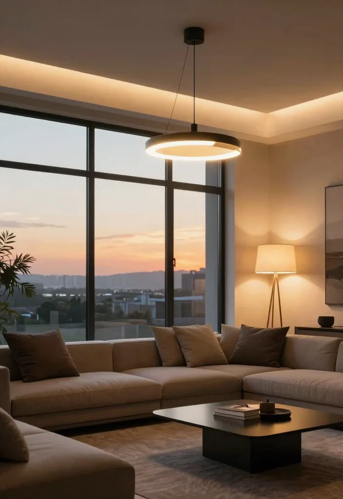 16 Living Room With Window Wall Ideas Bright Open Layouts - 10. Functional Lighting Design 1