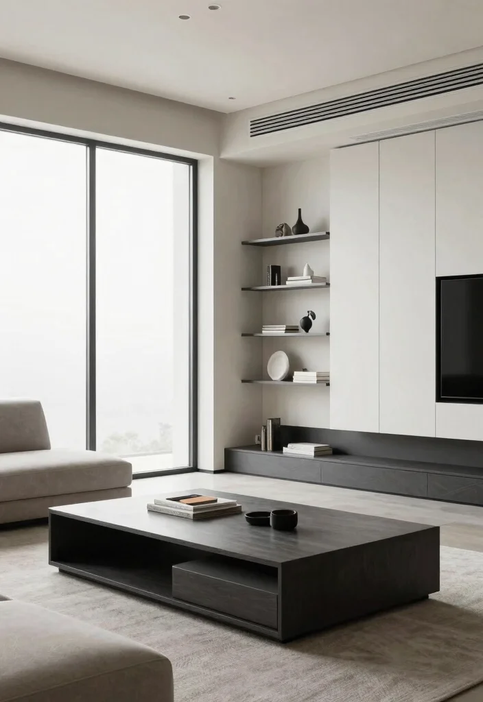 16 Living Room With Window Wall Ideas Bright Open Layouts - 6. Smart Storage Solutions 1