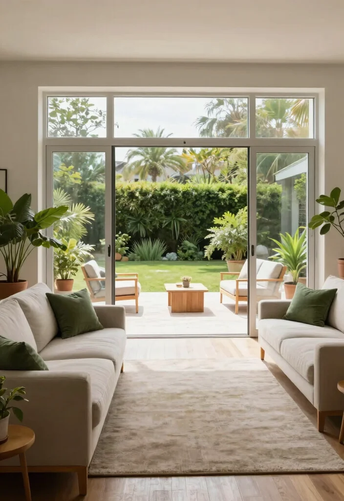16 Living Room With Window Wall Ideas Bright Open Layouts - 8. Seamless Outdoor Connectivity 1