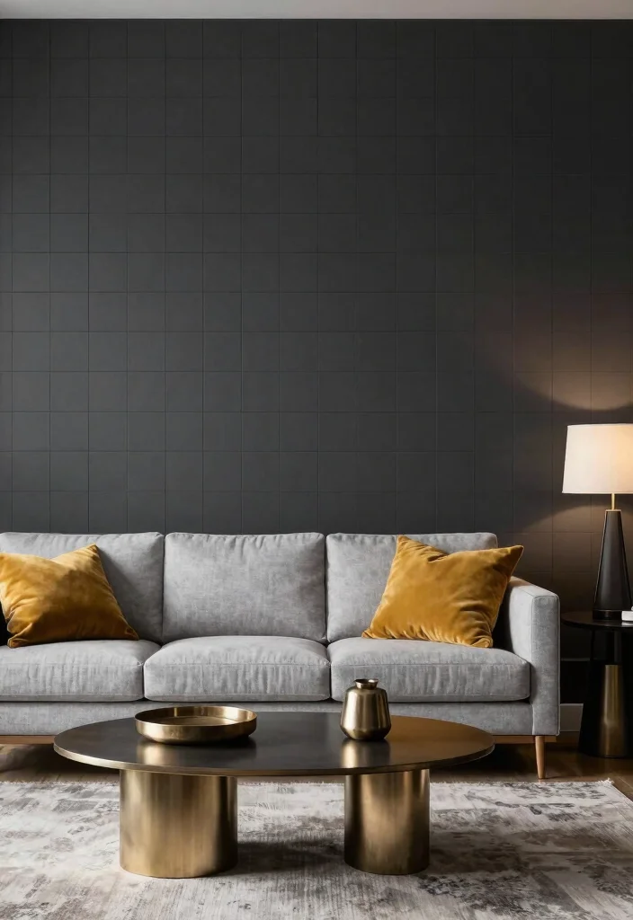 16 Shiplap Wall Living Room Ideas: A Beautiful Farmhouse Modern Blend - 11. Shiplap in Darker Tones 1